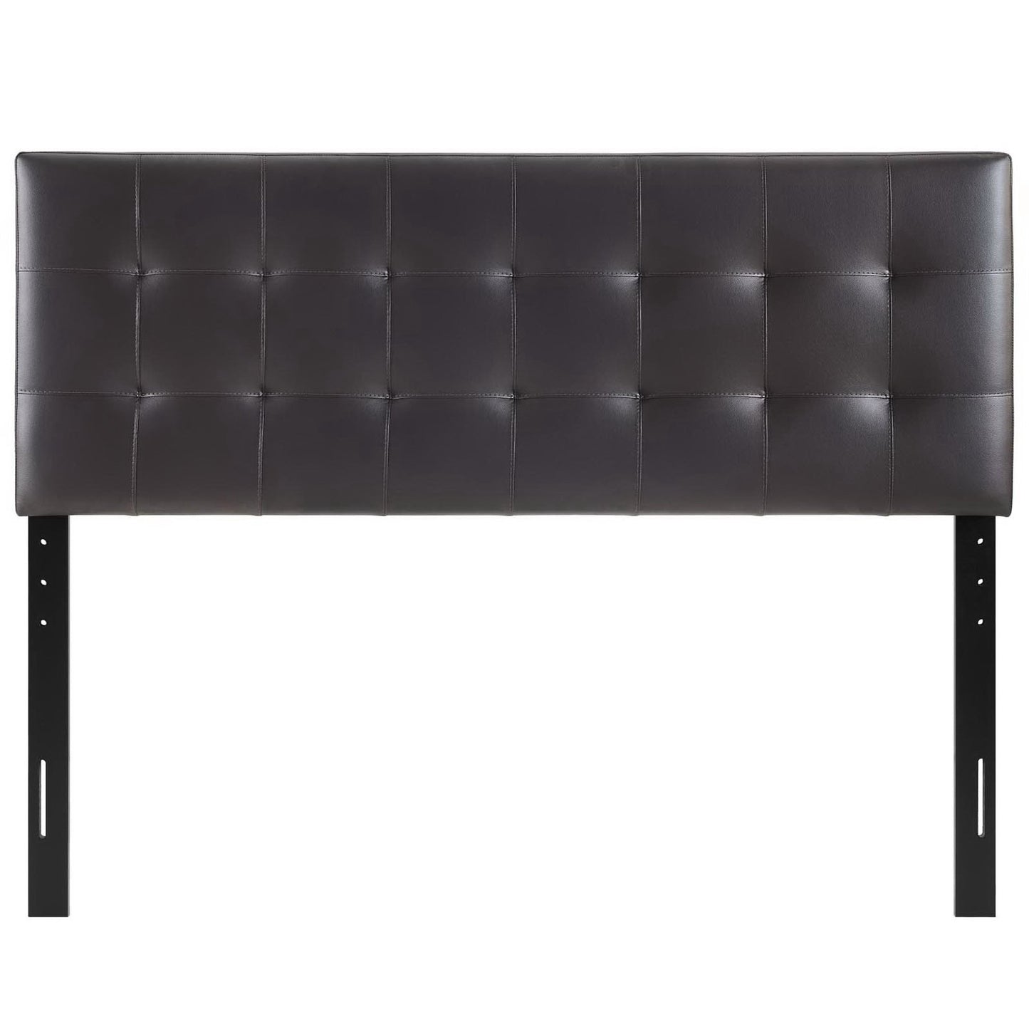 Lily Upholstered Vinyl Full Headboard by Furniture For America
