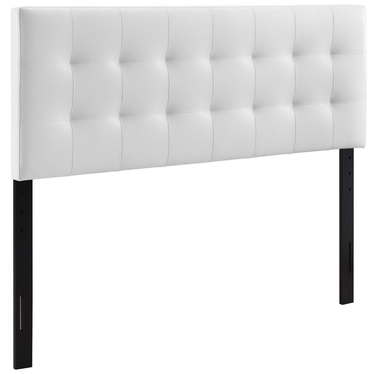 Lily Upholstered Vinyl Full Headboard by Furniture For America