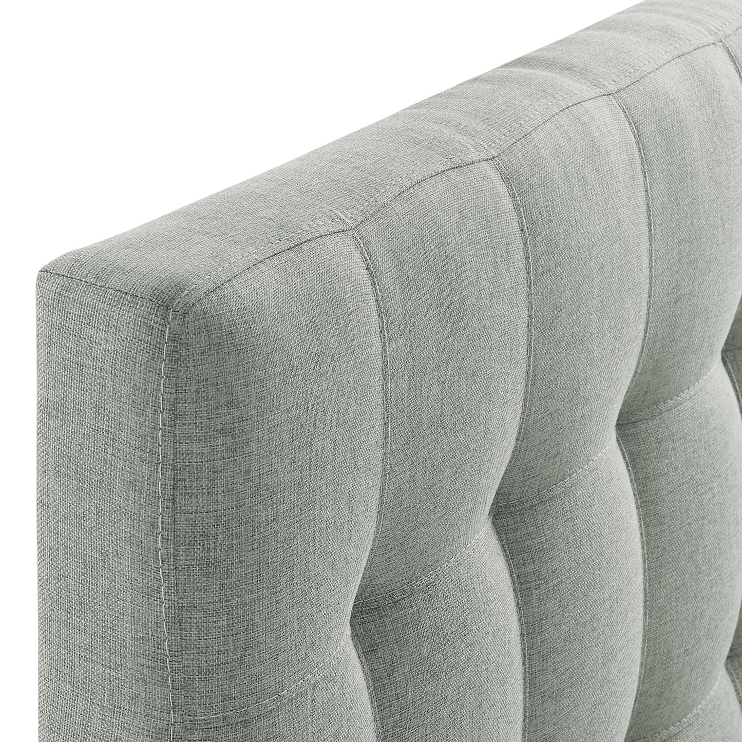 Lily Upholstered Fabric Twin Headboard by Furniture For America