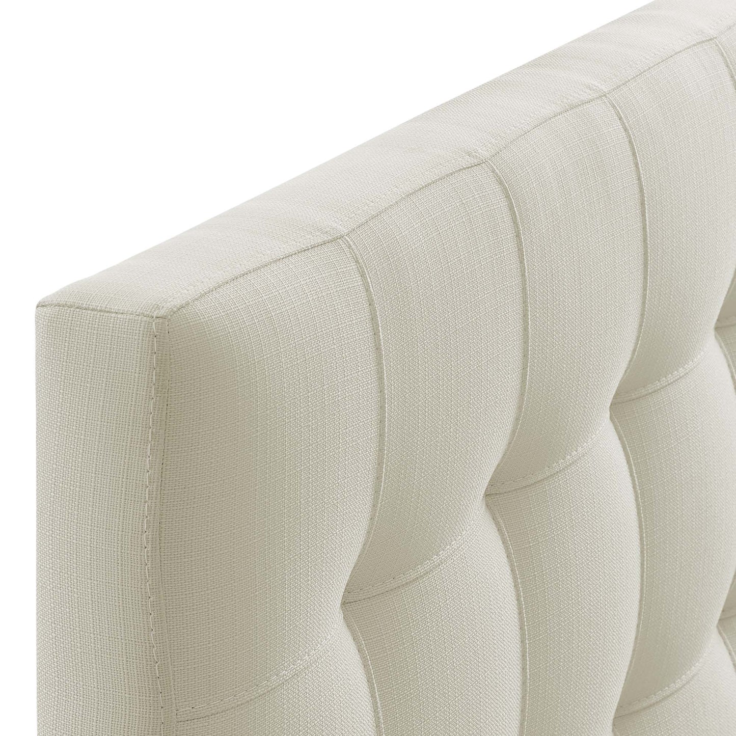 Lily Upholstered Fabric Twin Headboard by Furniture For America