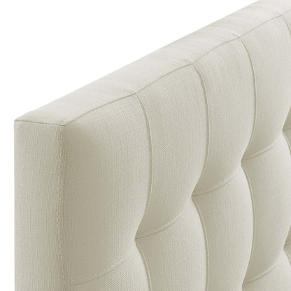 Lily Upholstered Fabric Twin Headboard by Furniture For America