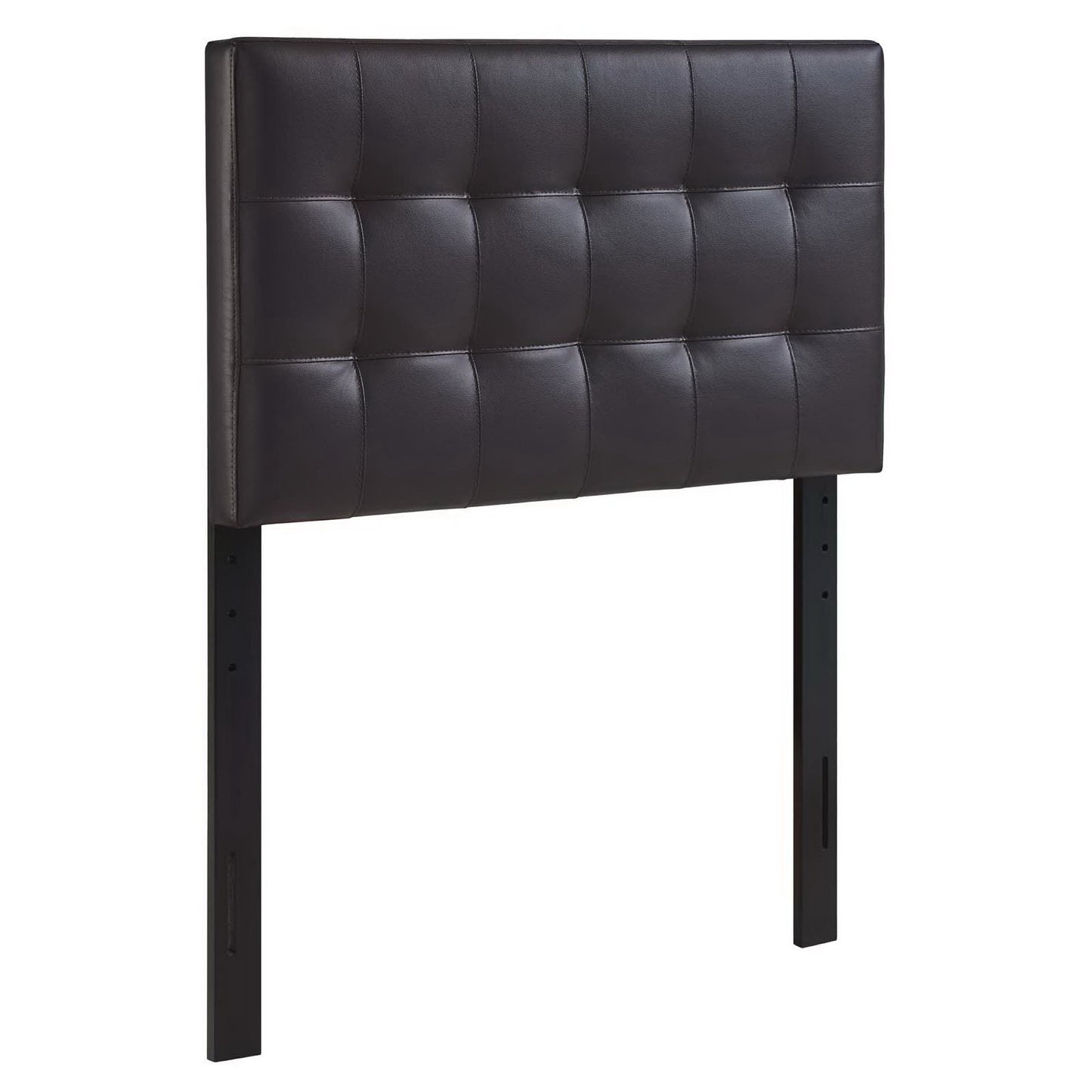 Lily Upholstered Vinyl Twin Headboard by Furniture For America