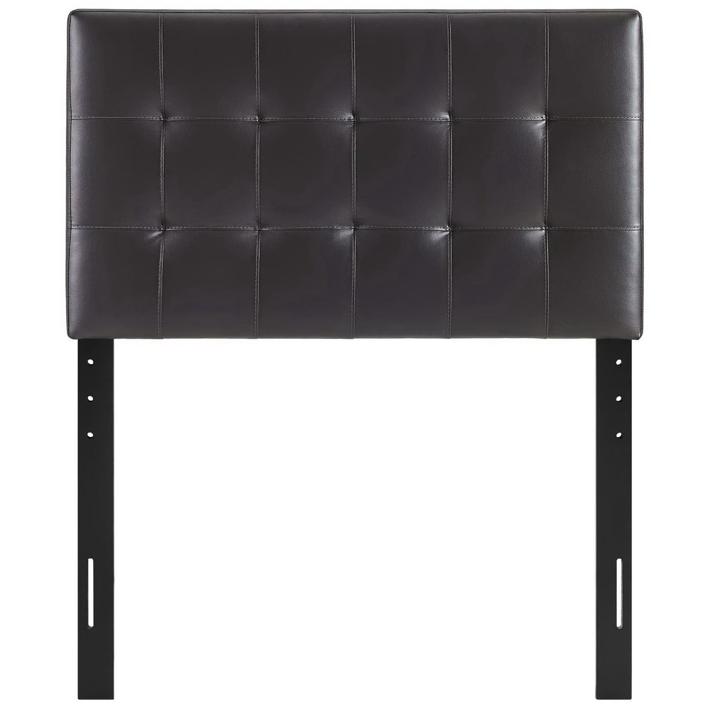 Lily Upholstered Vinyl Twin Headboard by Furniture For America