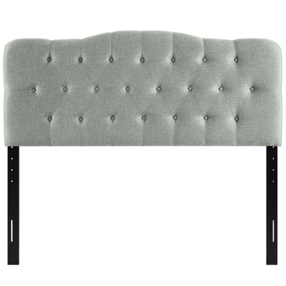 Annabel Upholstered Fabric Queen Headboard by Furniture For America