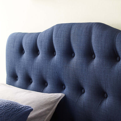 Annabel Upholstered Fabric Queen Headboard by Furniture For America