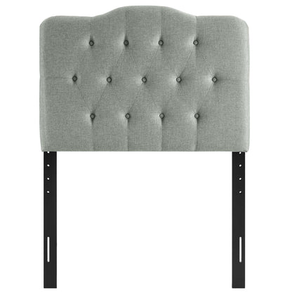 Annabel Upholstered Fabric Twin Headboard by Furniture For America