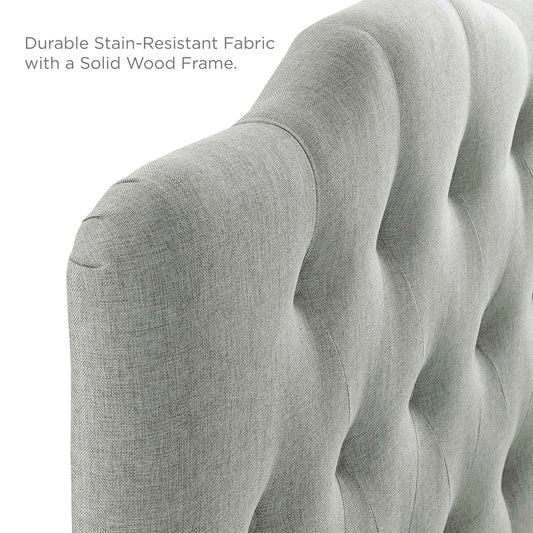 Annabel Upholstered Fabric Twin Headboard by Furniture For America