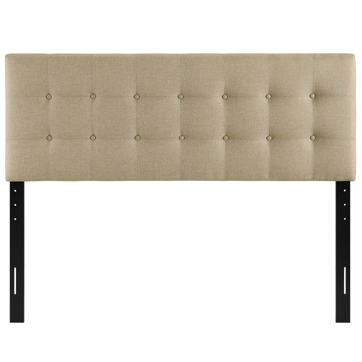 Emily Upholstered Fabric Queen Headboard by Furniture For America