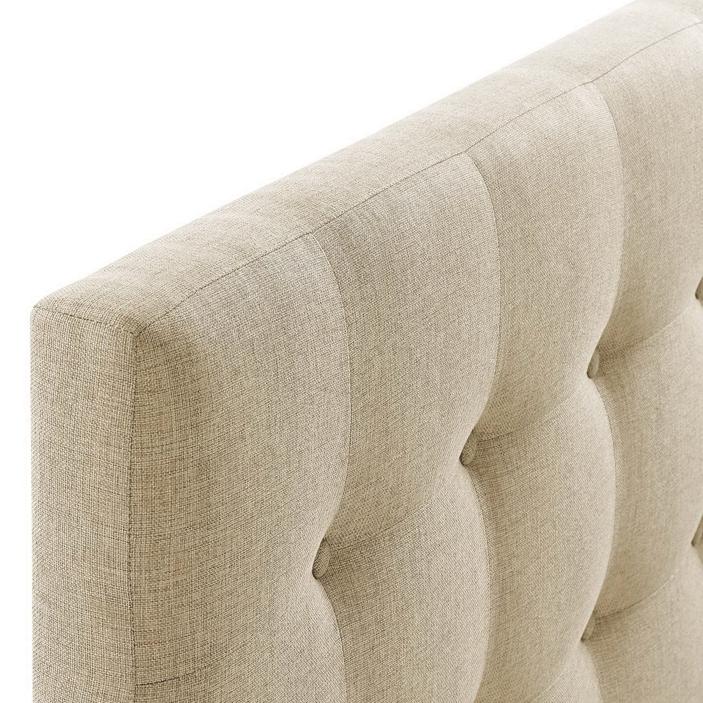Emily Upholstered Fabric Full Headboard by Furniture For America
