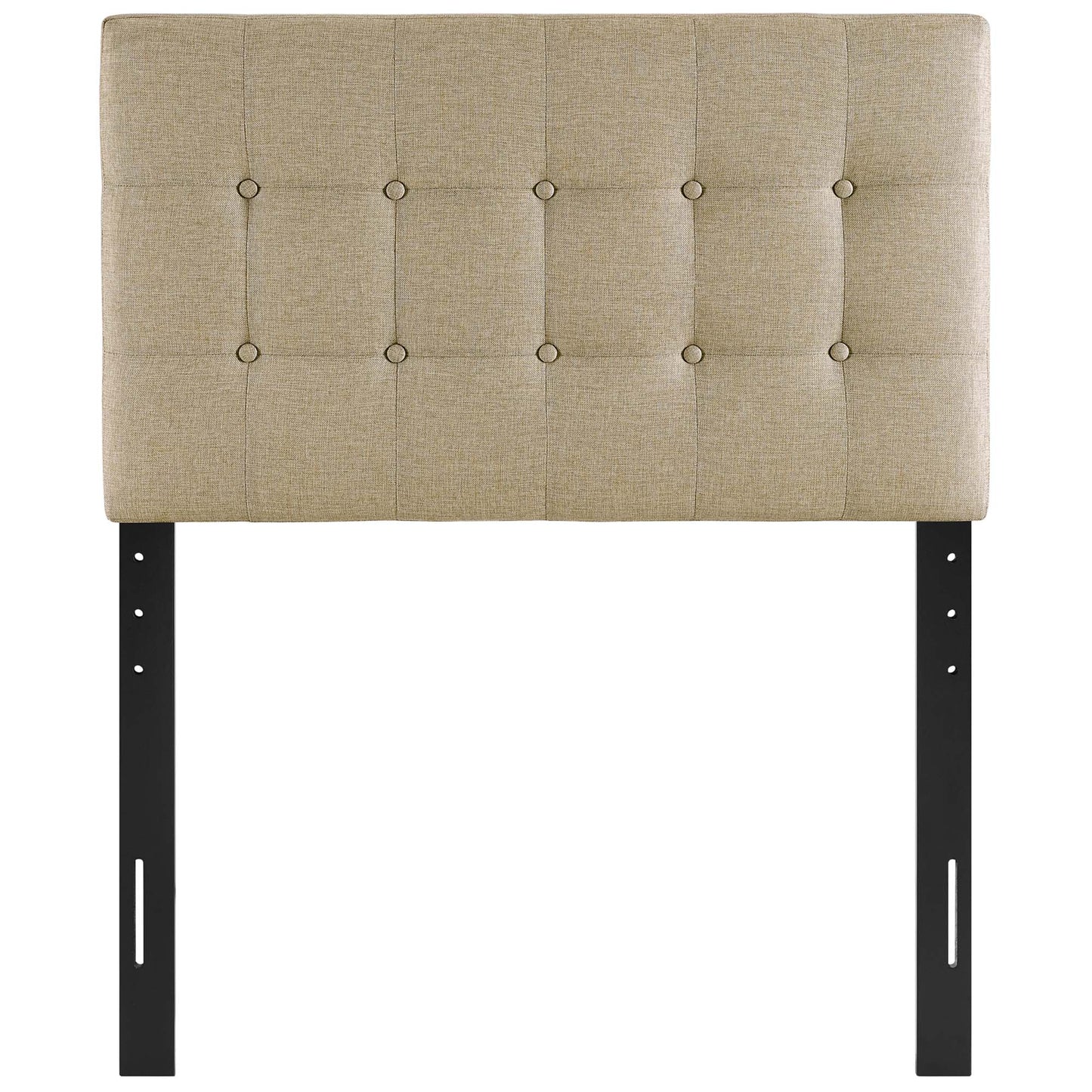 Emily Upholstered Fabric Twin Headboard by Furniture For America