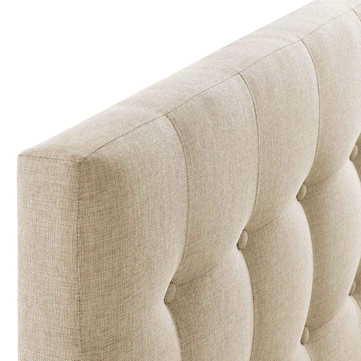 Emily Upholstered Fabric Twin Headboard by Furniture For America