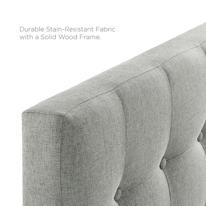 Emily Upholstered Fabric Twin Headboard by Furniture For America