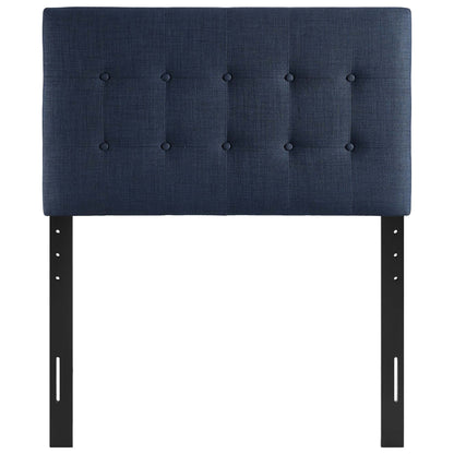 Emily Upholstered Fabric Twin Headboard by Furniture For America