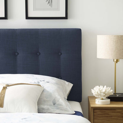 Emily Upholstered Fabric Twin Headboard by Furniture For America