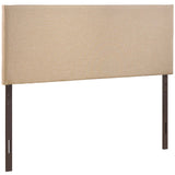 Grove Upholstered Queen Headboard in Cafe
