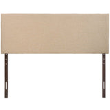 Grove Upholstered Queen Headboard in Cafe
