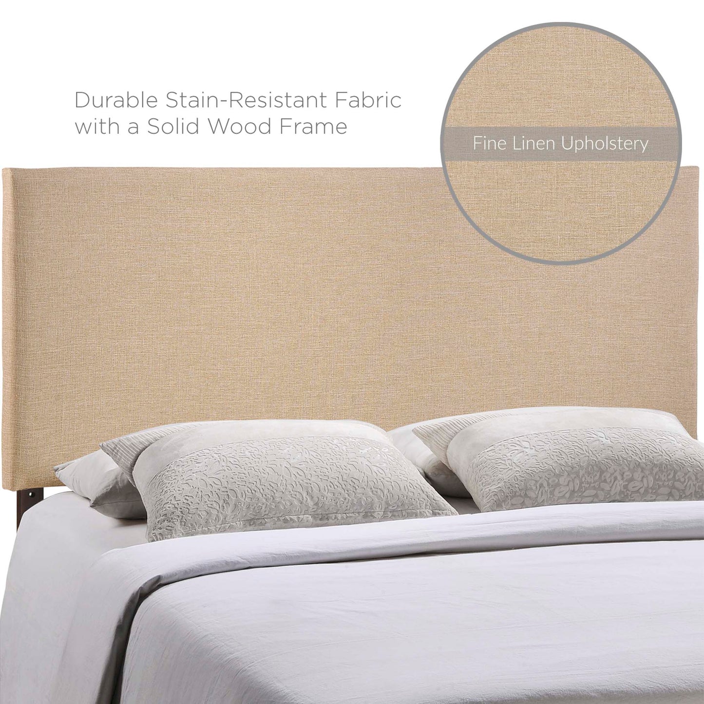 Region Upholstered Queen Headboard by Furniture For America
