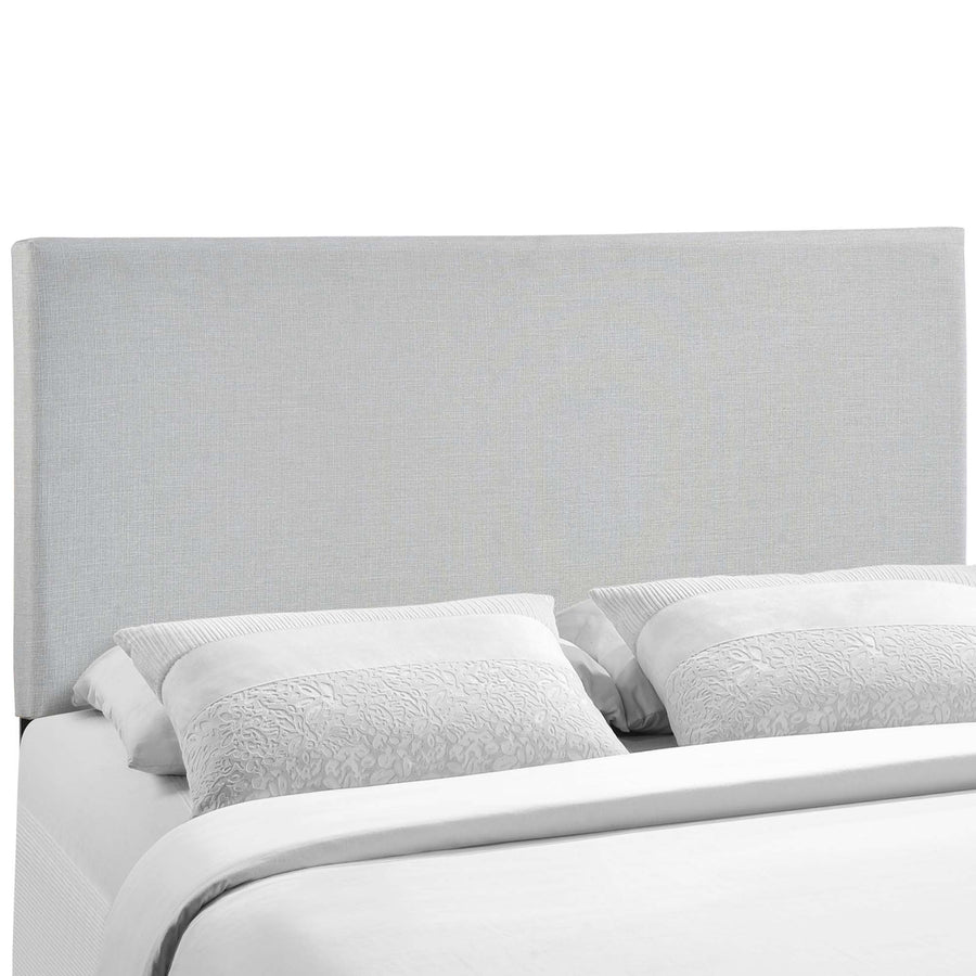 Grove Upholstered Queen Headboard in Sky Gray