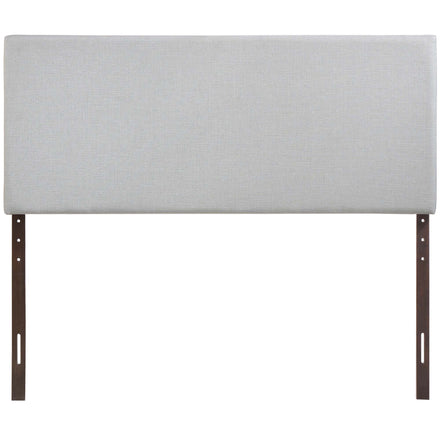 Region Upholstered Queen Headboard in Sky Gray