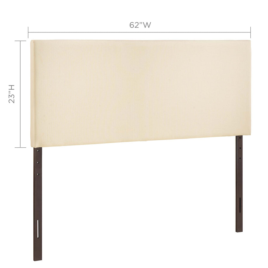 Grove Upholstered Queen Headboard in Ivory