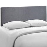 Grove Upholstered Queen Headboard in Smoke