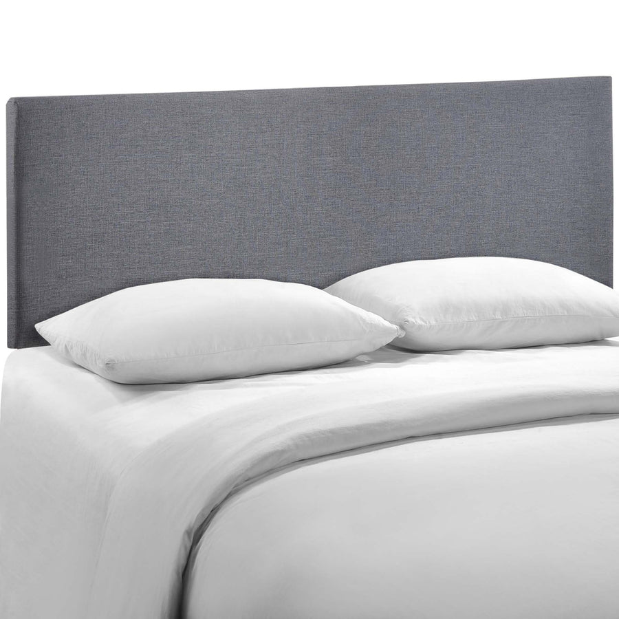 Grove Upholstered Queen Headboard in Smoke