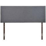 Grove Upholstered Queen Headboard in Smoke