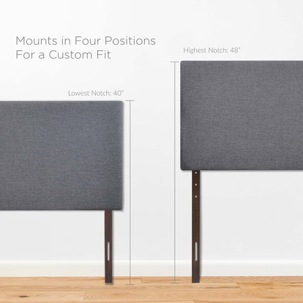 Region Upholstered Queen Headboard in Smoke