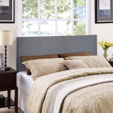 Grove Upholstered Queen Headboard in Smoke