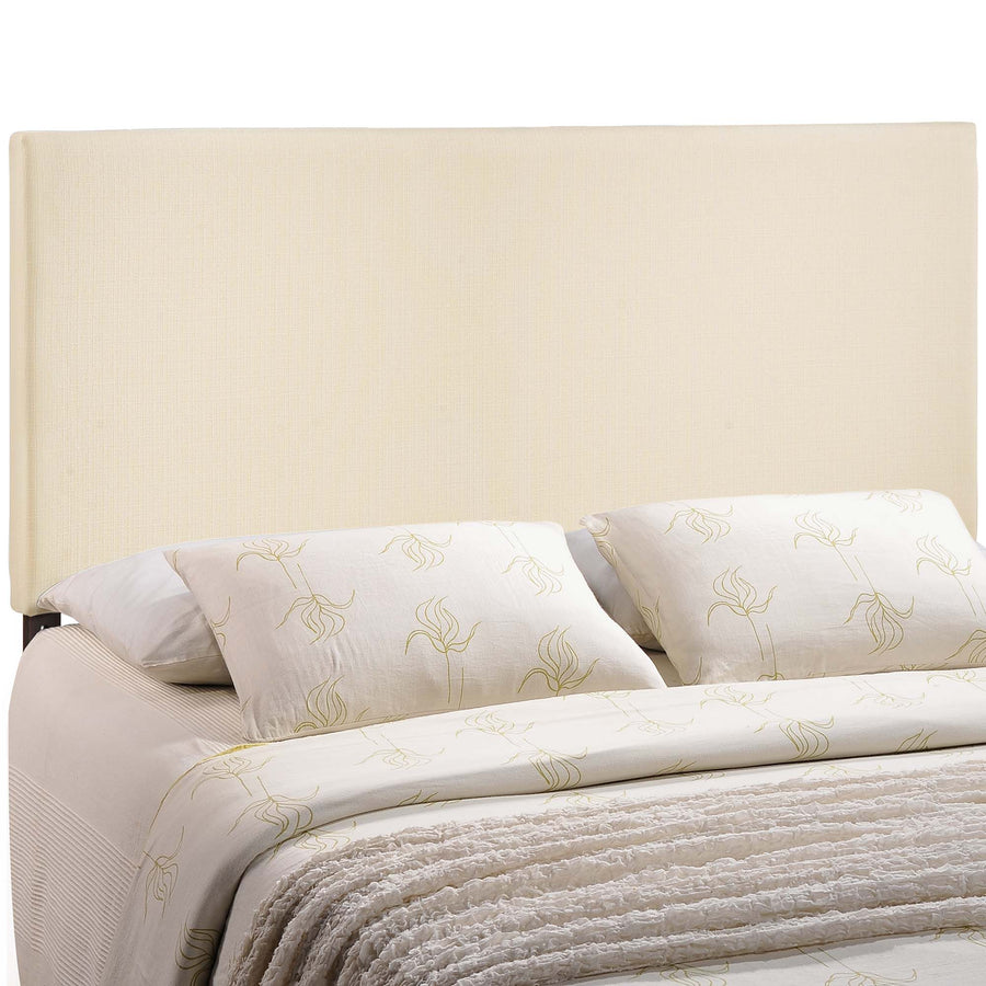 Grove Upholstered Fabric King Headboard in Ivory