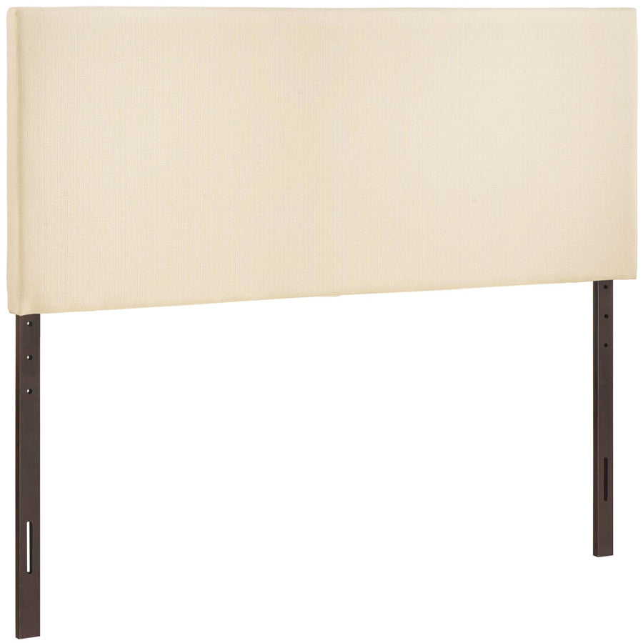 Grove Upholstered Fabric King Headboard in Ivory