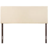 Grove Upholstered Fabric King Headboard in Ivory