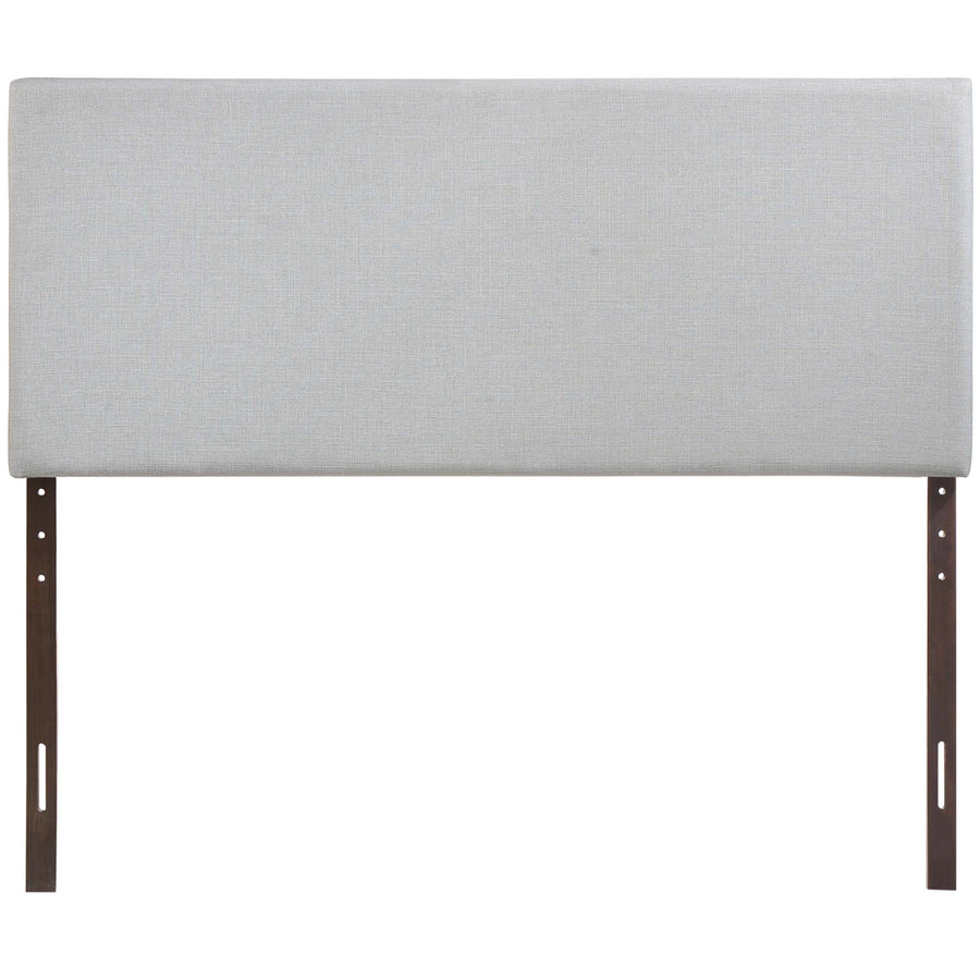 Grove Upholstered Fabric Full Headboard in Sky Gray