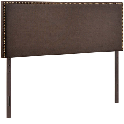 Region Nailhead Upholstered Queen Headboard by Furniture For America