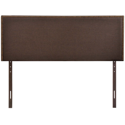 Region Nailhead Upholstered Queen Headboard by Furniture For America
