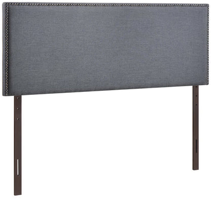 Region Nailhead Upholstered Queen Headboard by Furniture For America