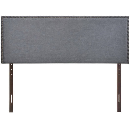 Region Nailhead Upholstered Queen Headboard by Furniture For America