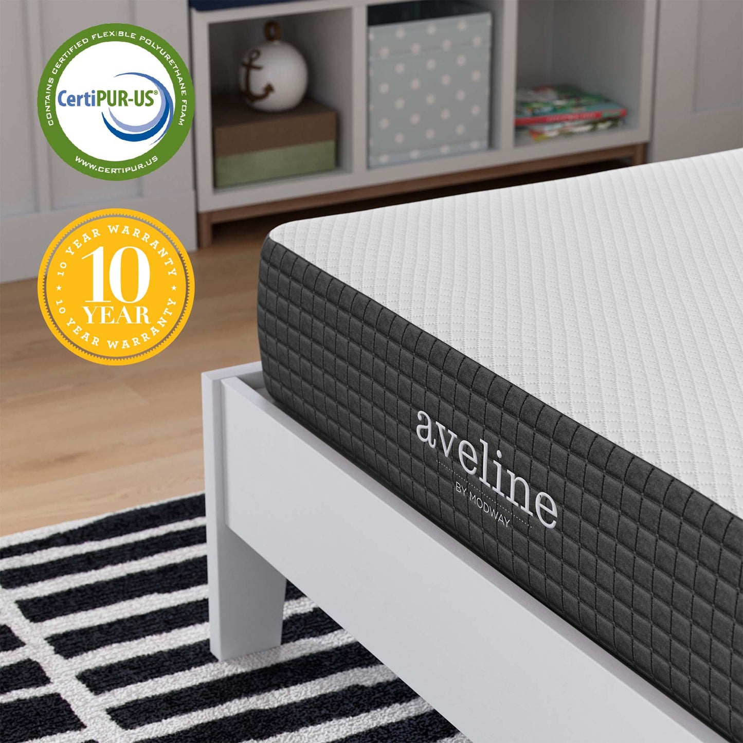 Aveline 8" Twin Mattress by Furniture For America