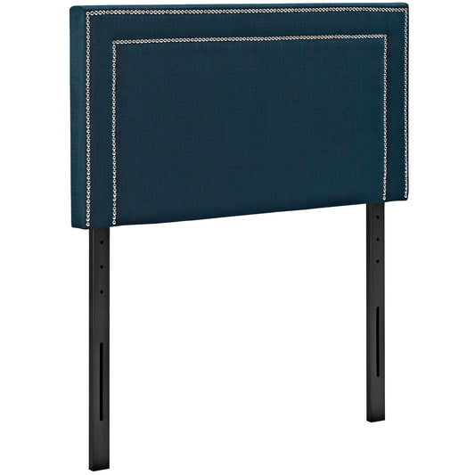 Jessamine Upholstered Fabric Twin Headboard by Furniture For America