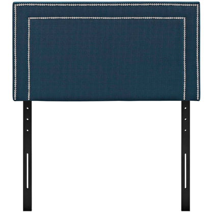 Jessamine Upholstered Fabric Twin Headboard by Furniture For America