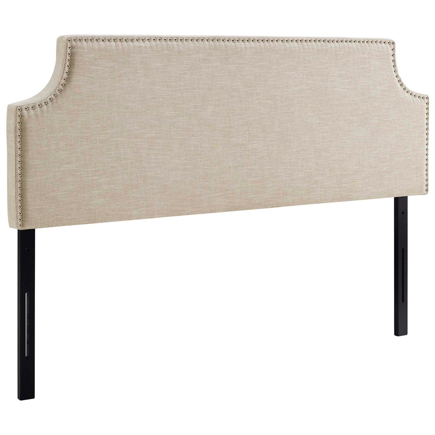 Laura Upholstered Fabric Queen Headboard by Furniture For America