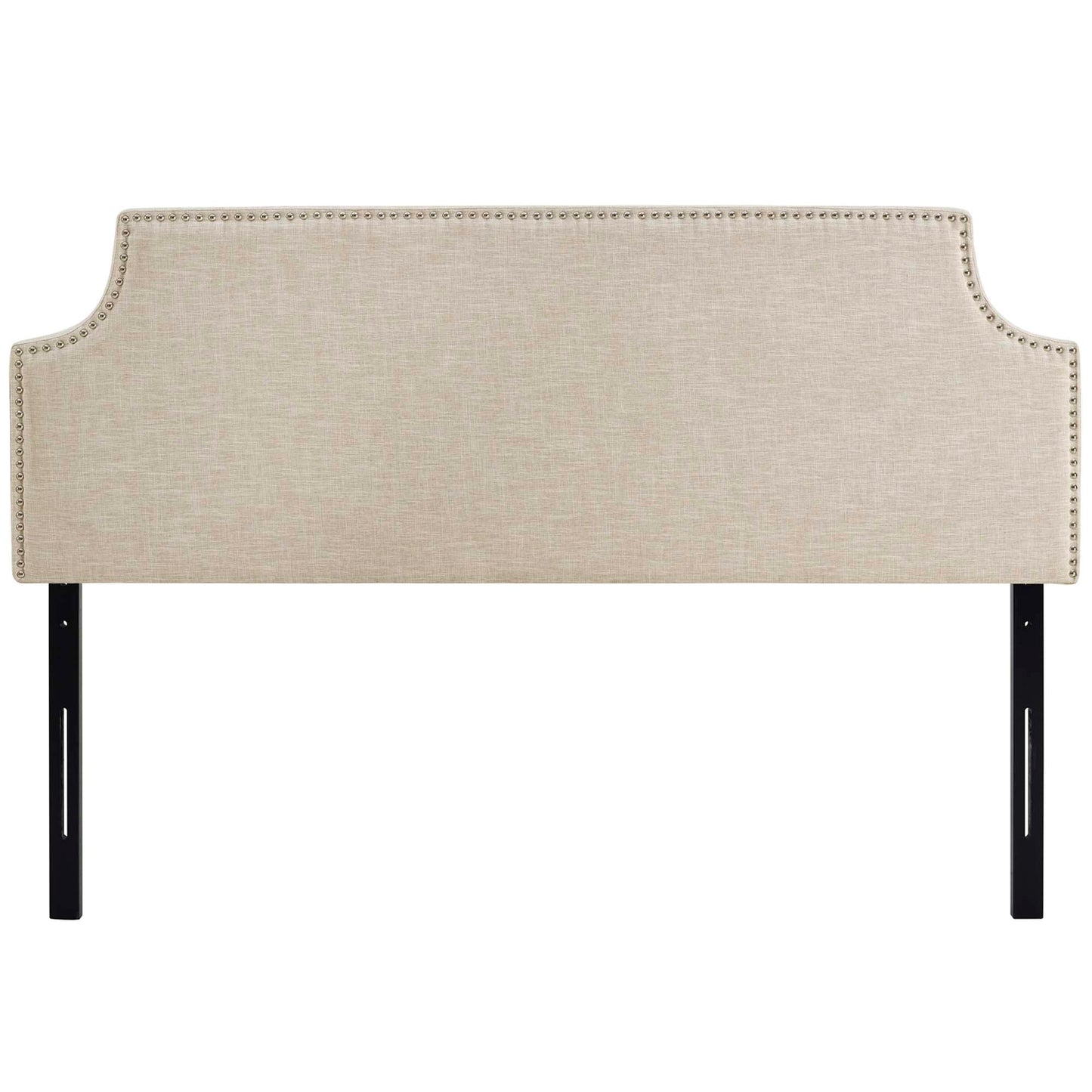 Laura Upholstered Fabric Queen Headboard by Furniture For America