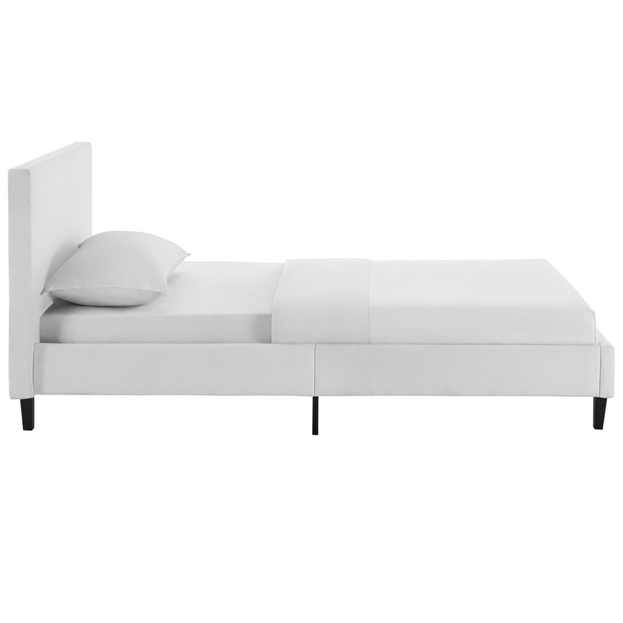 Retreat Fabric Twin Bed in White