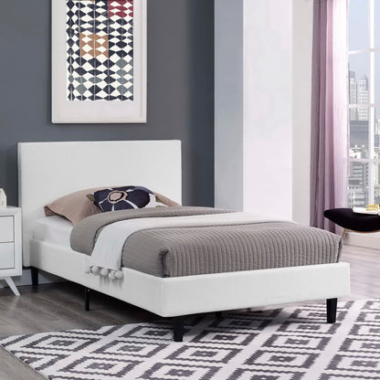 Anya Fabric Twin Bed by Furniture For America