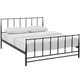Eira Queen Bed in Brown