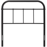 Batik Twin Steel Headboard in Brown