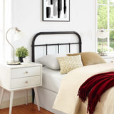 Batik Twin Steel Headboard in Brown