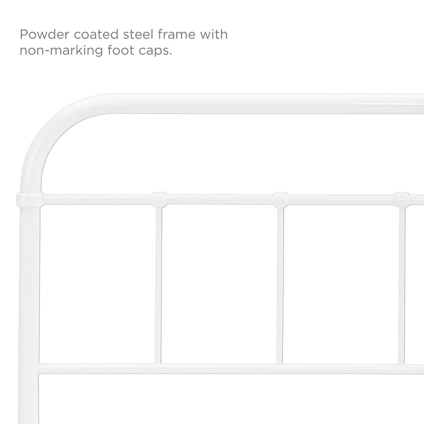Serena Twin Steel Headboard by Furniture For America