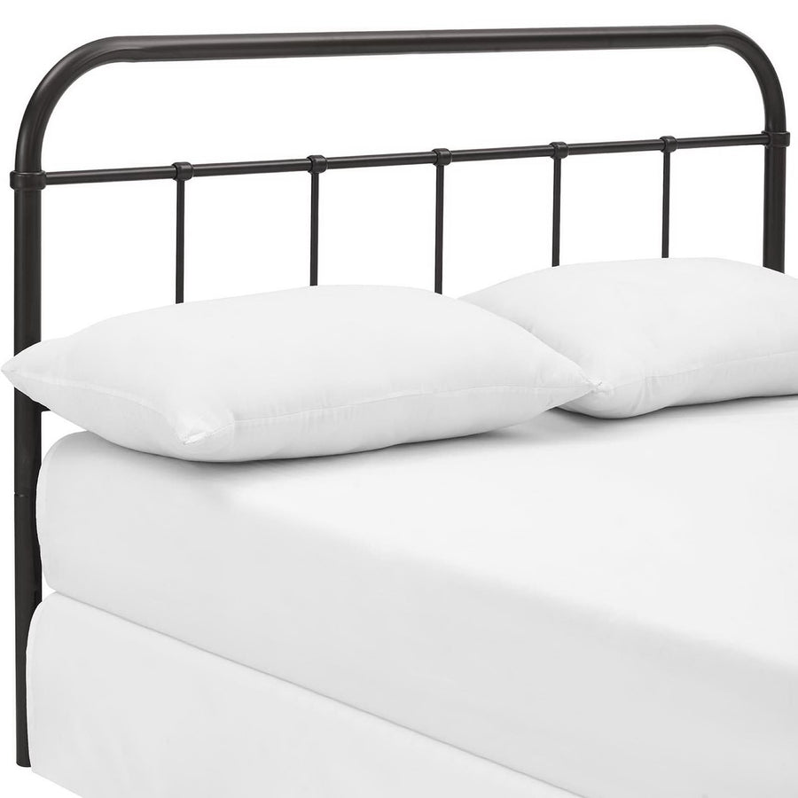 Batik Full Steel Headboard in Brown