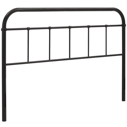 Serena Queen Steel Headboard in Brown